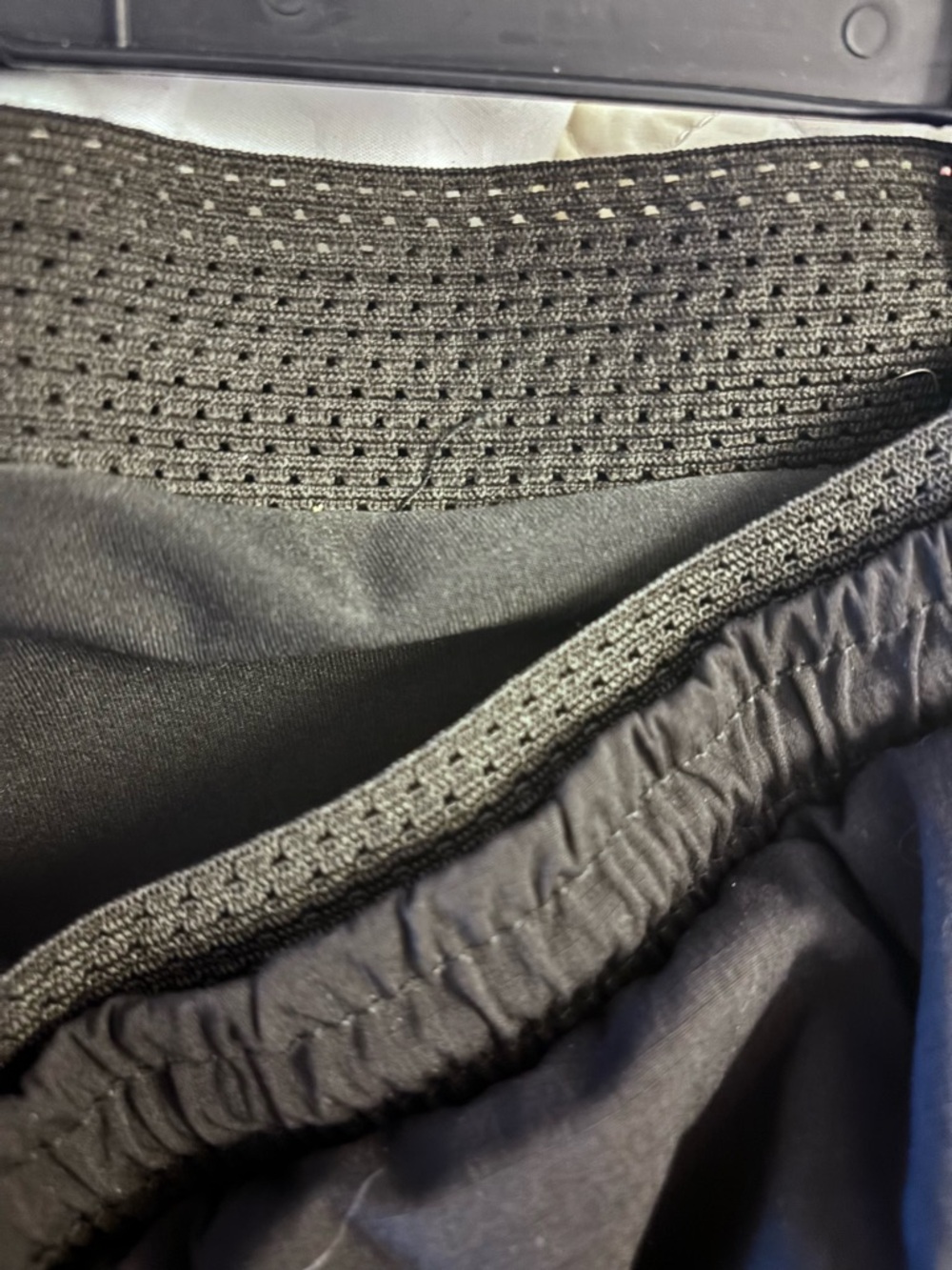 Casual Drawstring Skort in Black. Nylon/spandex Blend. - Picture 9 of 13